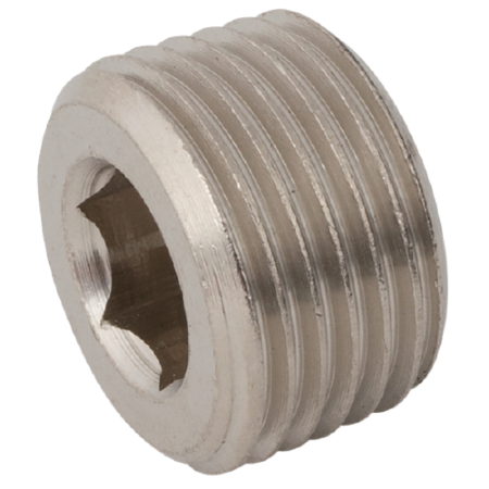 FT Pro - AKN06NP 3/8" NPT Male Allen Key Plug - pneumaticsystems