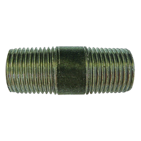 FT Pro - MIB-2X80N 2" BSPT X 80MM Barrel Nipple Black - pneumaticsystems
