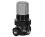V07-200-NNLG, V07 Series, pressure relief valve, G1/4 ports, without gauge