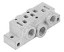 V70501-BAB, Single Station Sub-base Side pilot ports