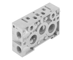 V70425-A5F, Modular sub-bases and end plates for V44/V45 Mini ISO valves