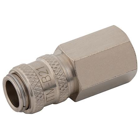 FT Pro - B2102F BE-21 Mini Couplings 1/8" BSPP Female - pneumaticsystems