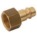 FT Pro - B25B02FP Be-25-Brass Adaptors 1/8 BSPPFEM - pneumaticsystems