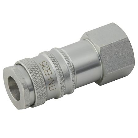 FT Pro - B2508F BE-25 Euro High Flow Coupling 1/2" BSPP Female - pneumaticsystems