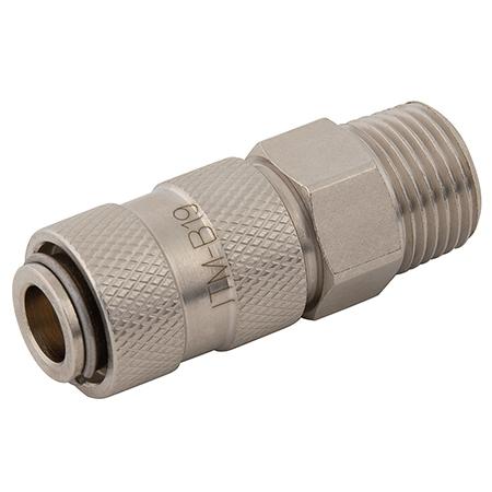 FT Pro - B1906M 3/8" BSPT Male Coupling - pneumaticsystems