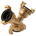 FT Pro - GK-3Y Brass Water Coupling Triple Outlet - pneumaticsystems