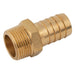 FT Pro - GT52/50K 2" BSPT Male Straight Hose Tails, Brass - pneumaticsystems