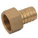 FT Pro - FH26/34FF 3/4" BSPP Female Straight Swivel Hose Tails, Brass - pneumaticsystems