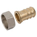 FT Pro - FP1-25BX 25MM ID X 1" BSPP Female H/T F/FC Brass Nickel Plated - pneumaticsystems