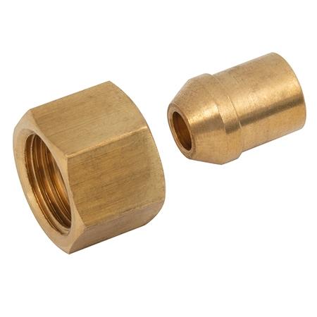 FT Pro - SN06/06 3/8" BSPP Female Nut X 3/8" Soldering Nipple - pneumaticsystems