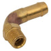 FT Pro - 600-1008 1/8" BSP Taper Male Brass Elbow Single Barb - pneumaticsystems