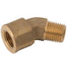 FT Pro - UP11-14 1/4" BSPT Male X 1/4" BSPP Female 45° Equal Elbow - pneumaticsystems