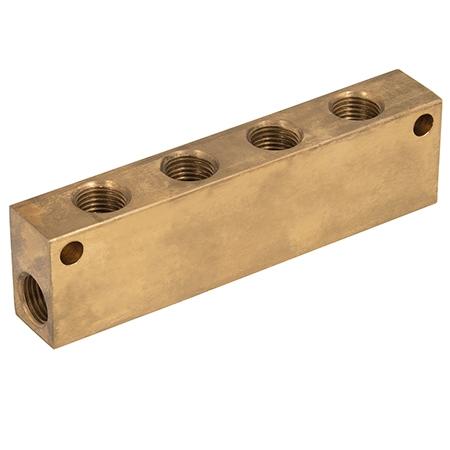 FT Pro - MB06/04 3/8" BSPP Female Distribution Manifold - pneumaticsystems