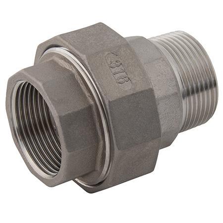FT Pro - SSMFEU02 1/8" BSPT Male X 1/8" BSPP Female Union - pneumaticsystems