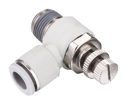 FT Pro - 2175-1146 3/8" BSPT Male X 10MM OD Speed Control Valve - pneumaticsystems