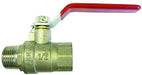 FT Pro - 2024-1808 1/4" BSPP Male/Female Brass Ball Valve - pneumaticsystems