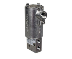 Y013AA1H1SS, Maxseal ICO3 125Vdc direct acting 3/2 NC stainless steel 1/4" NPT ported valve