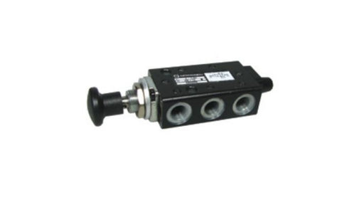 Norgren X3066502, Super X 5/2 manual valve, Black, Knob/Knob, 13N, G1/4 - pneumaticsystems