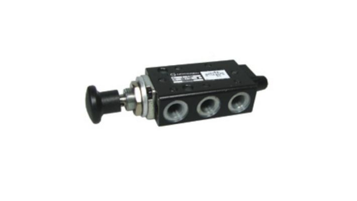 Norgren X3066502, Super X 5/2 manual valve, Black, Knob/Knob, 13N, G1/4 - pneumaticsystems