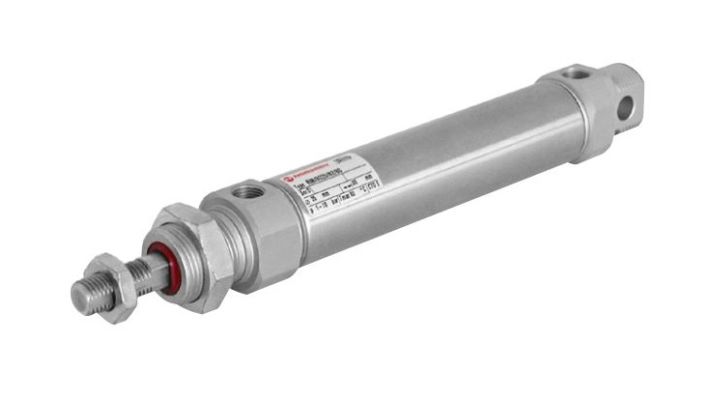Norgren RM/8025/M/125, ISO roundline double acting cylinder, 25mm diameter, 125mm stroke - pneumaticsystems