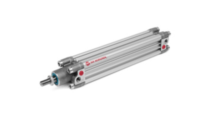 Norgren PRA/802080/M/50, ISOLine profile double acting cylinder, 80mm diameter, 50mm stroke - pneumaticsystems