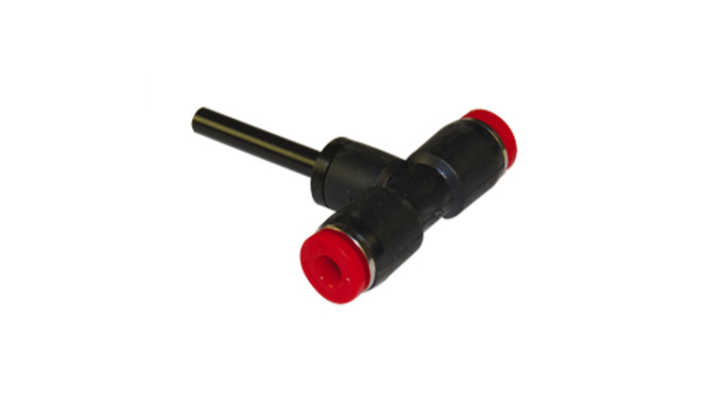 Norgren C00630604, Pneufit C Push-in fitting, Stem tee, Unequal, 6mm, 4mm - pneumaticsystems