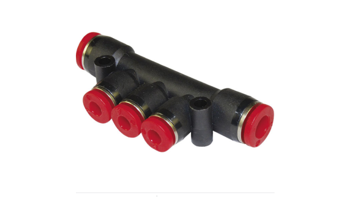 Norgren C00D30804, Pneufit C Push-in fitting, Manifold union, 4mm, 8mm - pneumaticsystems
