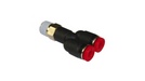 Norgren C01880628, Pneufit C Push-in fitting, Adaptor, Swivel Y, 6mm, R1/4 - pneumaticsystems