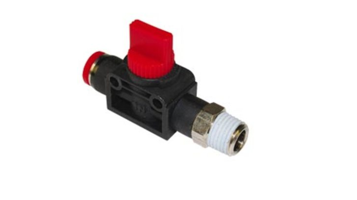 Norgren C01GJ1228, Pneufit C Push-in fitting, 3/2 Shut-off valve, 12mm, R1/4 - pneumaticsystems