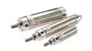 Norgren RT/57263/M/160, Roundline double acting cylinder, 63mm diameter, 160mm stroke - pneumaticsystems