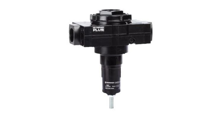 Norgren V68H-8GD-RMN, Olympian Plus pressure relief valve, G1, 0.3-10 bar, without gauge - pneumaticsystems