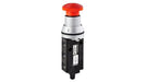 Norgren X3046802, Super X 5/2 manual valve, Red, Emergency stop/Twist reset, 18N, G1/8 - pneumaticsystems