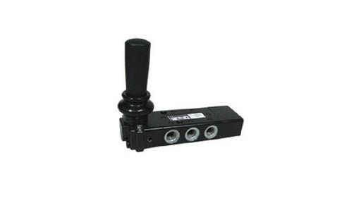 Norgren X3343702, Super X 5/3 manual valve, Black, Lever/Lever/Lever, APB, G1/8 - pneumaticsystems