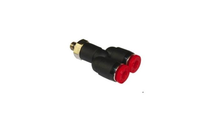 Norgren C02880405, Pneufit C Push-in fitting, Adaptor, Swivel Y, 4mm, M5 - pneumaticsystems