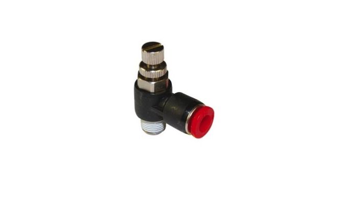 Norgren C0SA01038, Pneufit C Push-in fitting, Banjo flow control taper, In, 10mm, R3/8 - pneumaticsystems