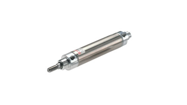 Norgren RT/57220/M/25, Roundline double acting cylinder, 20mm diameter, 25mm stroke - pneumaticsystems
