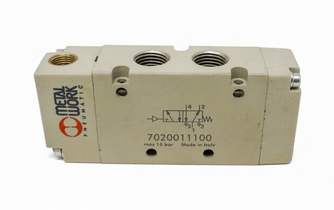 Metalwork - 7062010310 Mach 16 5/3 Pilot/Pilot Open Center Pneumatic Valve - pneumaticsystems
