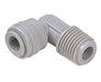 D24450428, Pneufit D Acetal push-in fitting, Adaptor, Elbow, 1/4", 1/4" NPT