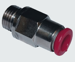 C02G21038, Pneufit C Push-in fitting, In-line non-return valve (in), 10mm, G3/8