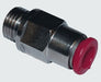 C02G21038, Pneufit C Push-in fitting, In-line non-return valve (in), 10mm, G3/8