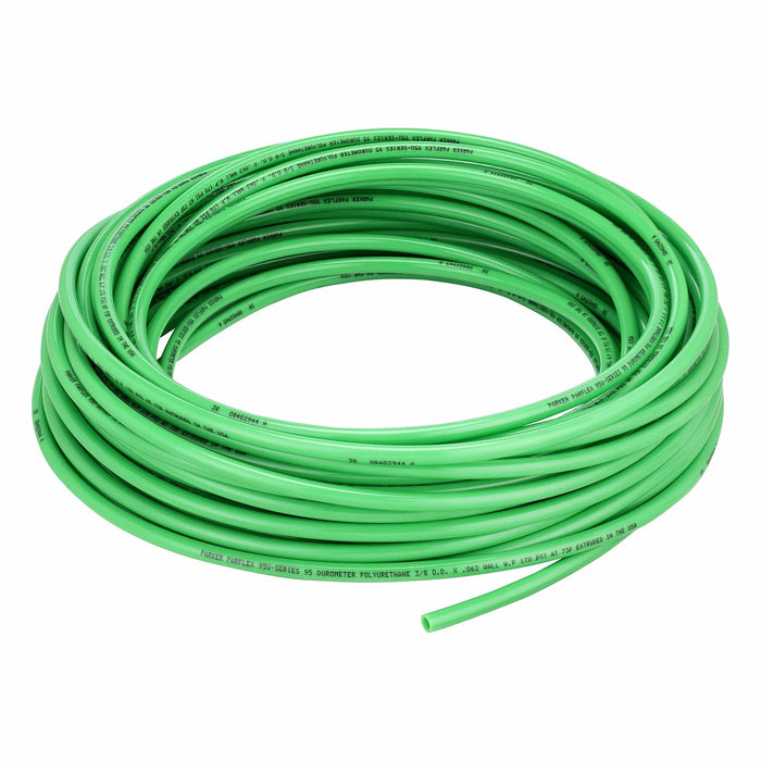 Metalwork - Z297153002DRUM100 Green PU Tubing 4/2 100M on Plastic Hasp - pneumaticsystems