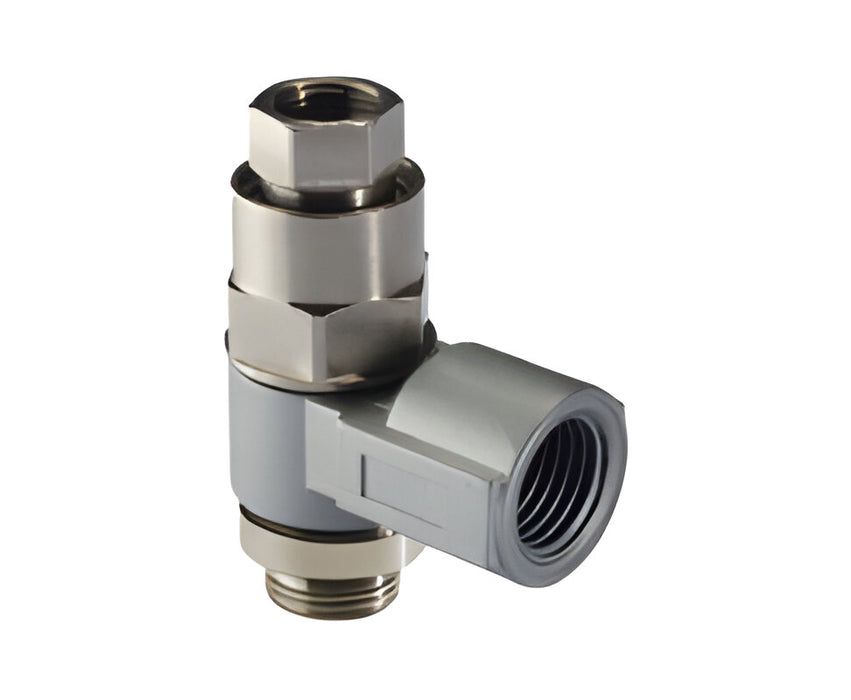 Norgren 102GA1818, Pneufit 10 Push-in fitting, Pilot operated check valve, G1/8, M5 - pneumaticsystems