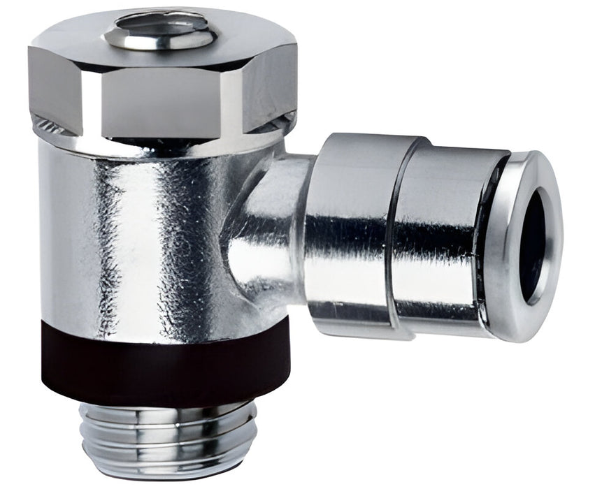 Norgren 10K511248, Pneufit 10 Push-in fitting, Banjo flow control, Regulating out, 12mm, G1/2 - pneumaticsystems