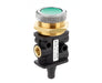 Norgren 03041502, Super X 3/2 manual valve, Green, Button (shrouded)/Spring, G1/8 - pneumaticsystems