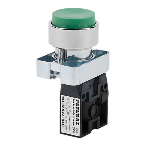 Pneumax 104.22.6.23/4.LA - 2/2 Push Button Valve - pneumaticsystems