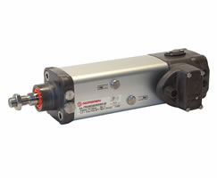 PRA/882050/MIB/M4/160, IVAC Cleanline cylinder, 50mm diameter, 160mm stroke, 5/2 Sol/Sol