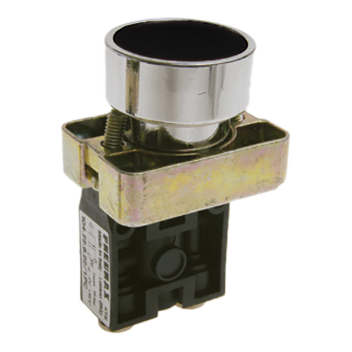 Pneumax 104.32.6.22/2.L.A - 3/2 Black Push Button Valve Normally Open - pneumaticsystems