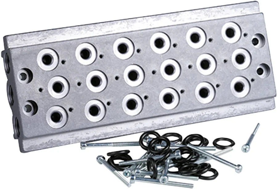Metalwork - 0223000402 S70 4-Position Base Kit 1/8 30mm Pneumatic Valve Accessory - pneumaticsystems