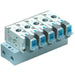 SS3YJ7-21-08-00F-Q, SYJ300/500/700, SS3YJ7, 700 Series, Internal Pilot Manifold