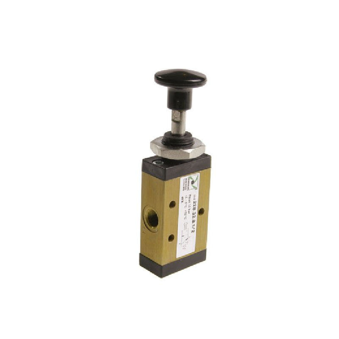 Pneumax 228.32.8/2 3/2 Pushbutton Valve - pneumaticsystems